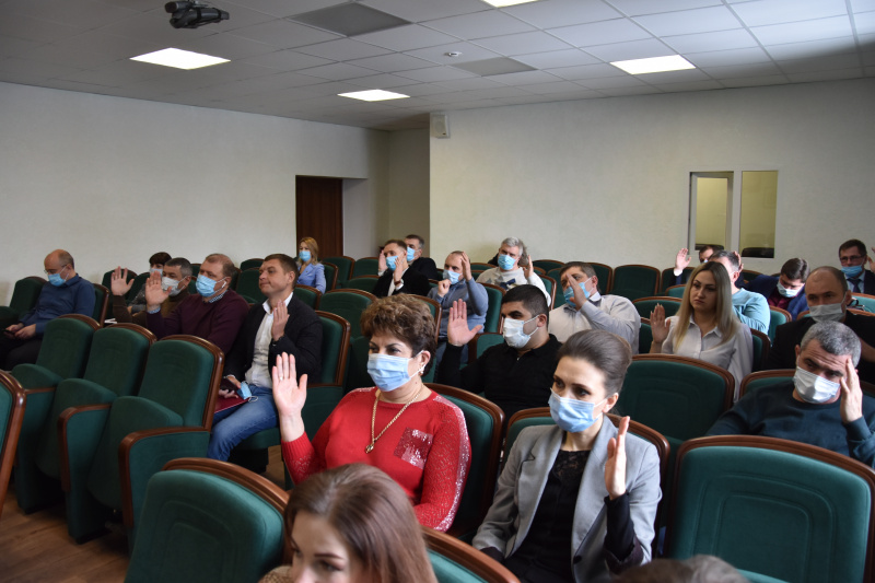 24 февраля 2021 года состоялось очередное десятое заседание Думы Шпаковского муниципального округа Ставропольского края