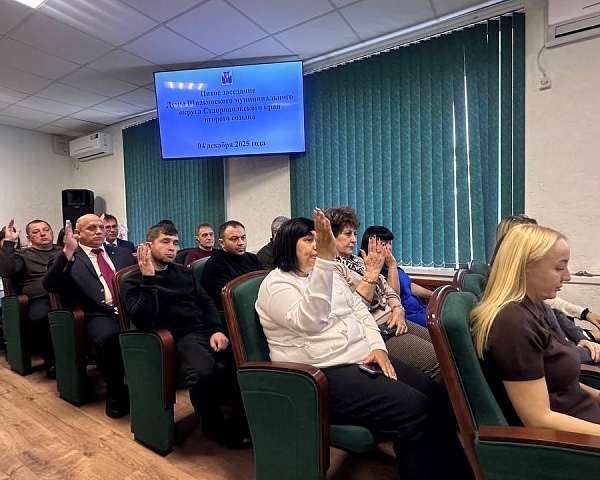 Состоялось пятое внеочередное заседание Думы Шпаковского округа